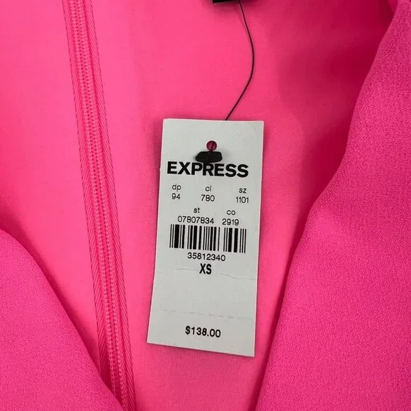 Express Pink Cut Out Blazer Dress | Size XS - Picture 6 of 8